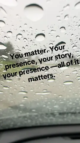 You matter! #viral #fyp #youmatter #calm #storm #godisincontrol 
