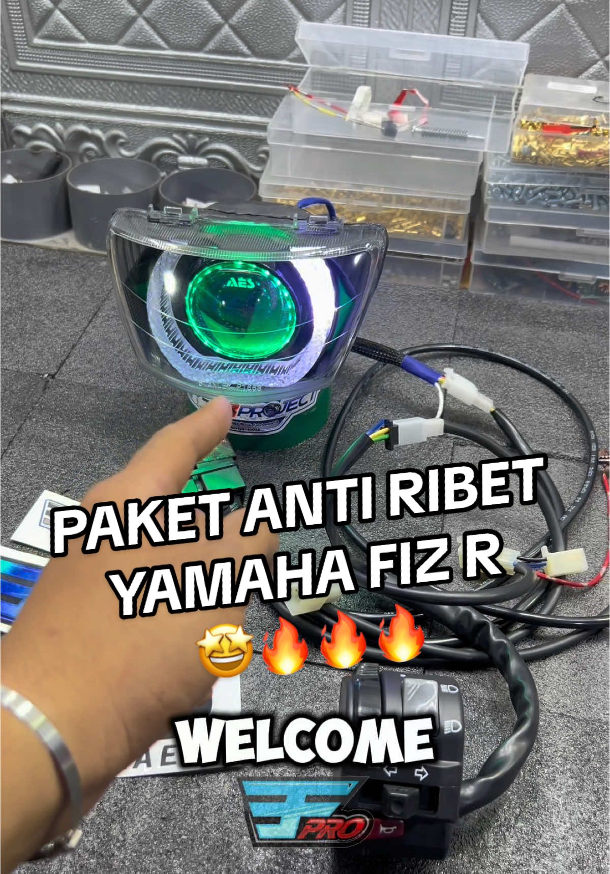 READYY DERRR🤩Paket anti ribet Yamaha Fiz r sudah set relay plus saklar ori vixion soket pnp dengan spek tampilan biled AES Se All weather(3warna) X Shroud 5d crystal😜🔥 . Pemesanan bisa klik link di bio  Untuk request tampilan bisa chat / dm admin nmr wa ada di bio😍 . . #TEAMBULLAES#BULLAES#AES#BILASERAES#fizr #fizrindonesia #2stroke #2strokelover #2strokeindonesia #2strokes #2strokelovers #fizr_2stroke #fizrmodifikasi #yamaha125z #yamaha125zr #yamaha125 #yamaha125zrmalaysia #ninjass #NINJASS #ninjass150 #kawasakininja #satriahiu #satriahiu2tak #satriahiuindonesia #satriahiumodifikasi #2tak #2taklovers #2takmenolakpunah #2takloversindonesia 