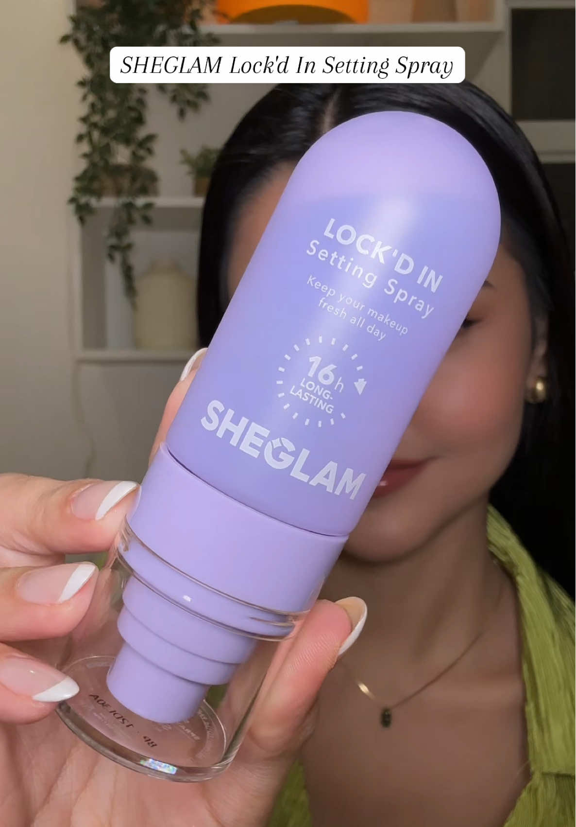 So impressed with this setting spray from @SHEGLAM Store PH! 💜#SHEGLAM #SHEGLAMph #SHEGLAMsettingspray