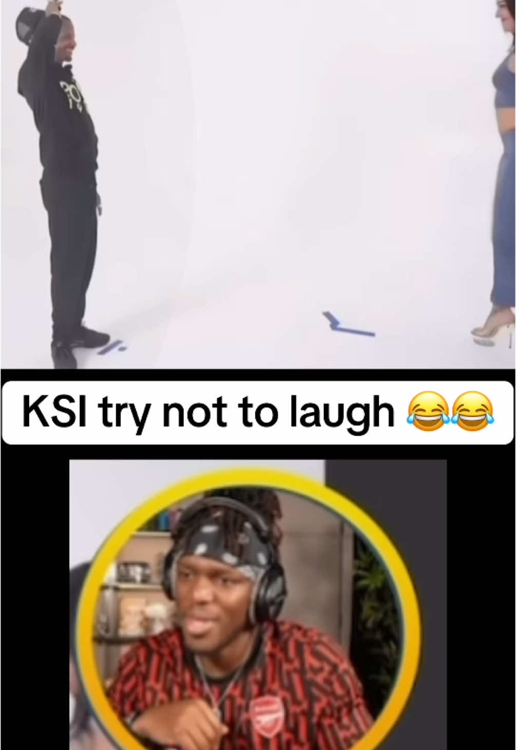 #ksi #trynottolaugh #ksiolajidebtedit #sidemen #youtube #reaction 