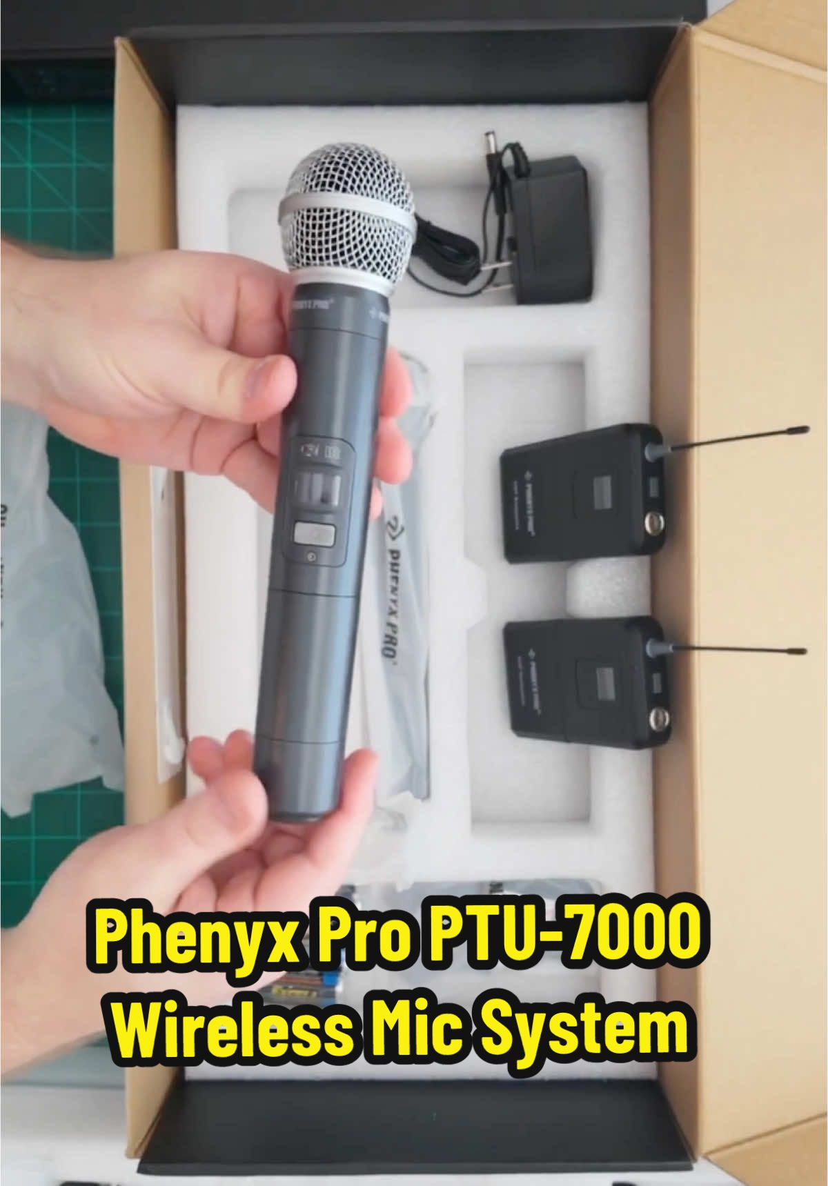 Phenyx Pro PTU-7000 Quad-Channel UHF Wireless Microphone System with Auto-Scan. #phenyxpro #phenyxproptu7000 #phenyxmic #TikTokShop #TikTokFinds #TrendingProducts #MustHave #TikTokMadeMeBuyIt #ShopNow #ViralFinds #BestDeals #HotDeals #OnlineShopping #TikTokShopFinds #ProductReview #ViralProducts #ForYou #FYP #FYPTrending #FYPViral #ForYouPage
