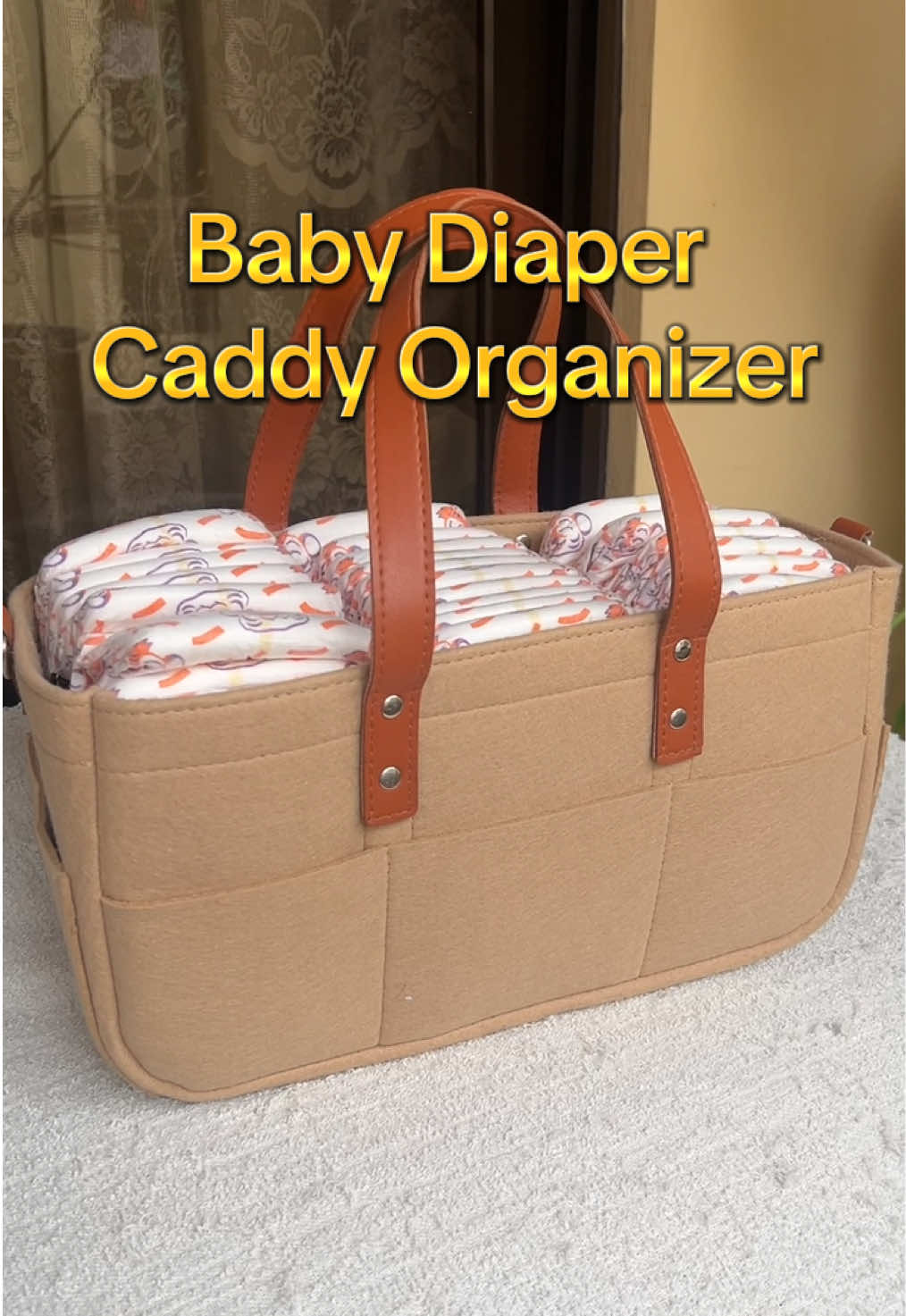 Baby Diaper Caddy Organizer 💛 mommies, you must have this swear!! 🫣 very convenient to use this baby caddy bag 🫶 check yellow basket! 🤭 #creatorsearchinsights #momfinds #firsttimemom #babyessentials #babyneeds #babyhat #caddybag #babycaddyorganizer 