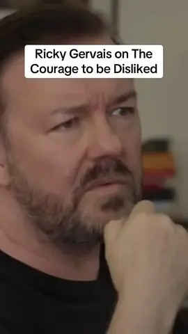 Ricky Gervais on the how he has confidence, this book helped me with mine as well! #couragetobedisliked #rickygervais #motivation #tiktokmademebuyit #tiktokshopbooks 