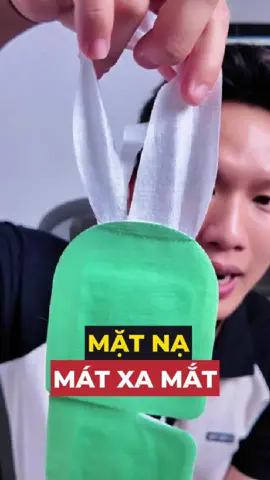 Anh chị em làm văn phòng nên có 1 em mặt nạ mát xa mắt như vầy, giúp mọi người đỡ mỏi mắt, mát xa thư giãn mắt nè. #tiếnmò #tienmo #matnaxonghoimat #matnamat #matnaxonghoi 