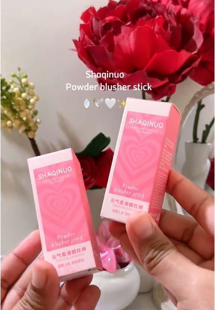 Blusher yang pigminted dari shaqinuo bentuknya juga lucu bentuk stick#viral #fyp #blusherviral #blush #blushstick 