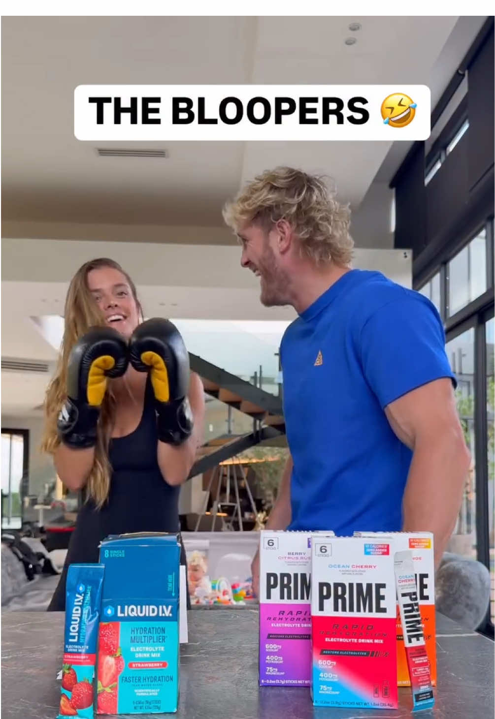 Bloopers on the new Rapid Rehydration somparison video 😭 ( CREDIT : @Logan Paul @PRIME ) #drinkprime #Prime #hydration #loganpaul #ksi #newflavour #rapidrehydration #newproduct #partner #viral #trending #energy #bloopers #funny