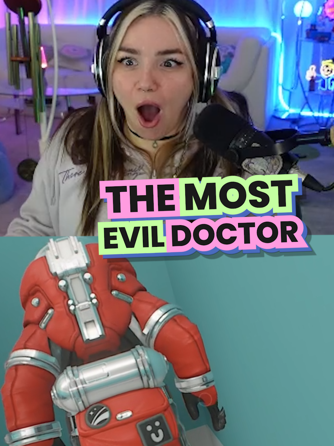 He is a good dissident and a bad doctor 💀 @shadesofnate @itskitdy #funnymoment #girlstreamer #twitchclip #lockdownprotocol #steamgames