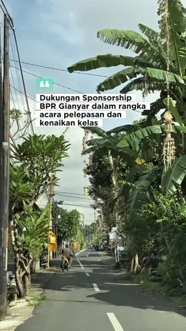 Hari ini @bprgianyar berkesempatan mengunjungi beberapa sekolah di wilayah Blahbatuh dalam rangka menjalin kerja sama sponsorship untuk kegiatan pelepasan siswa dan kenaikan kelas. 🙏 Terima kasih atas sambutan hangat dari: SD Negeri 5 Blahbatuh SMA PGRI Pariwisata Blahbatuh SD Negeri 3 Blahbatuh SMP Negeri 2 Blahbatuh Semoga kolaborasi ini membawa manfaat bagi semua pihak. BPR Gianyar, Lebih Peduli www.bprgianyar.com