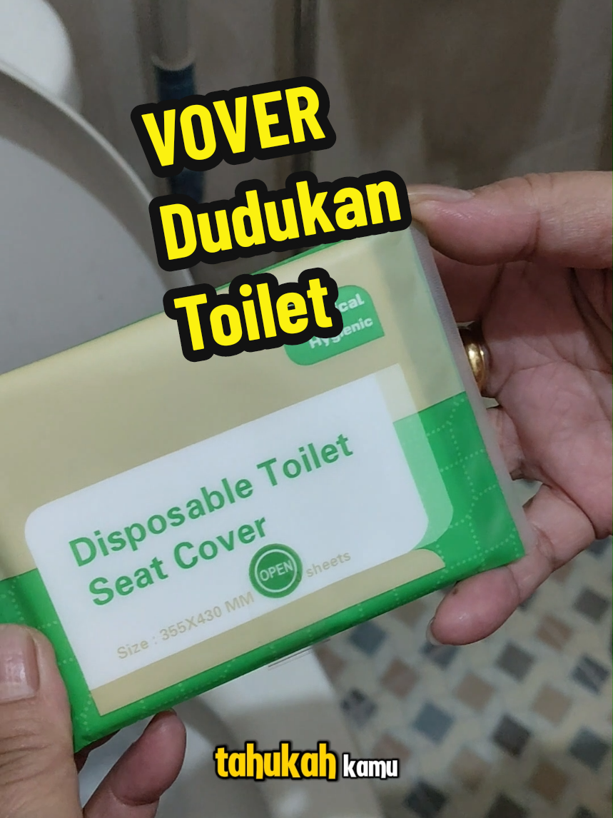 Cover Dudukan Toilet Disposable Larut Daltam Air #Guncang66SpesialGajian 