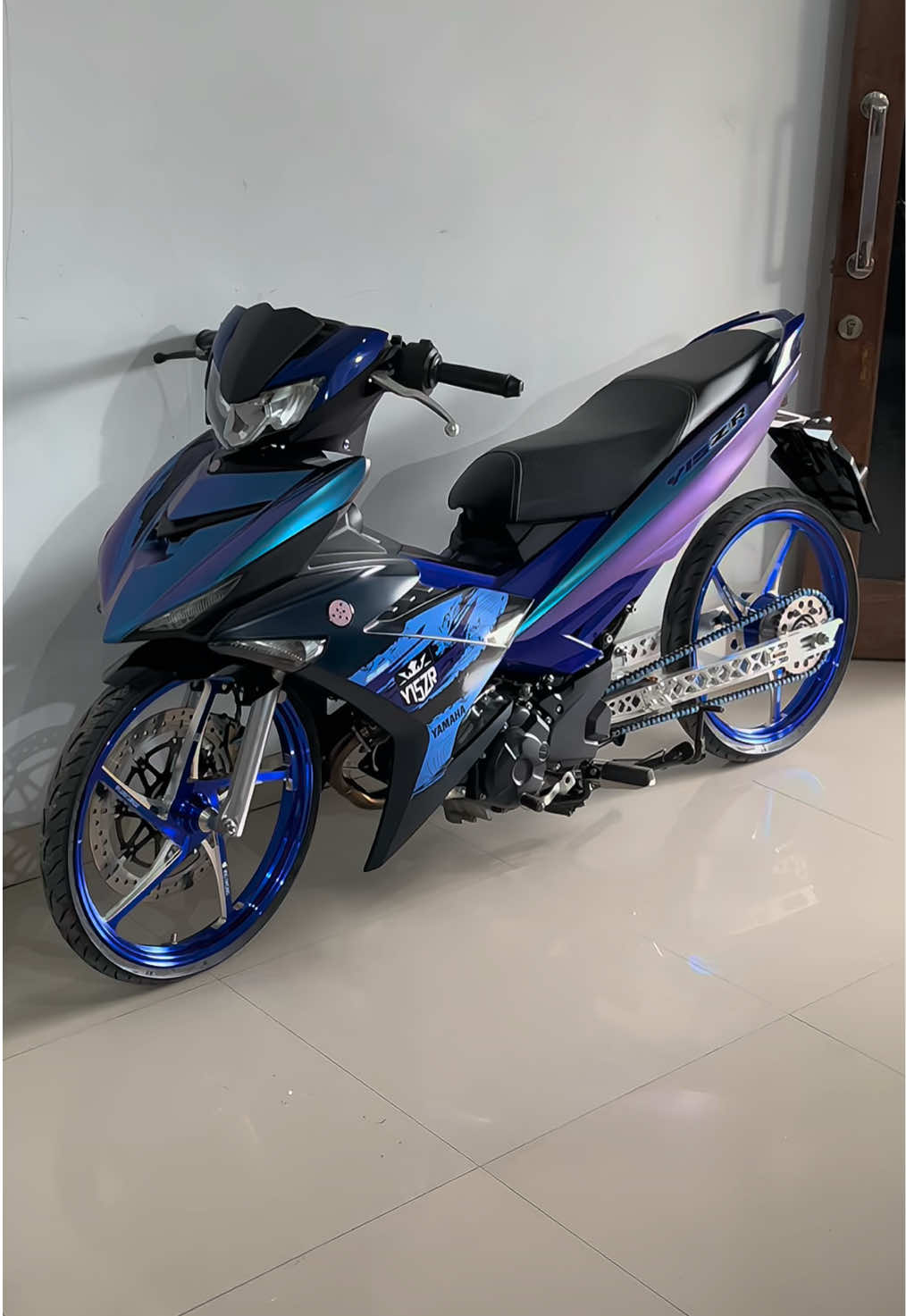 warna oreo ice cream🧊🍪🌊#mxking150 #y15zr #mxkingmalaysiastyle #y15zrmalaysia 