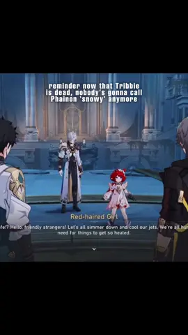 #PHAINON - when i first thought Phainon was acting as a father figure to her because she got him a silly nickname 💔💔 #tribbie #snowy #HonkaiStarRail 