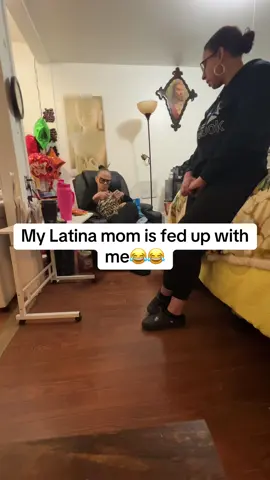 My Latina mom is fed up with me 😂😂@Tameka 💋 #meka_livin #joke #comedy #prank #latinamom #Love #hispanicmoms #motherdaughter #latinos #latinamomsbelike #fyp #fypシ゚viral #foryoupage #hispanictiktok #parati #hispanic  