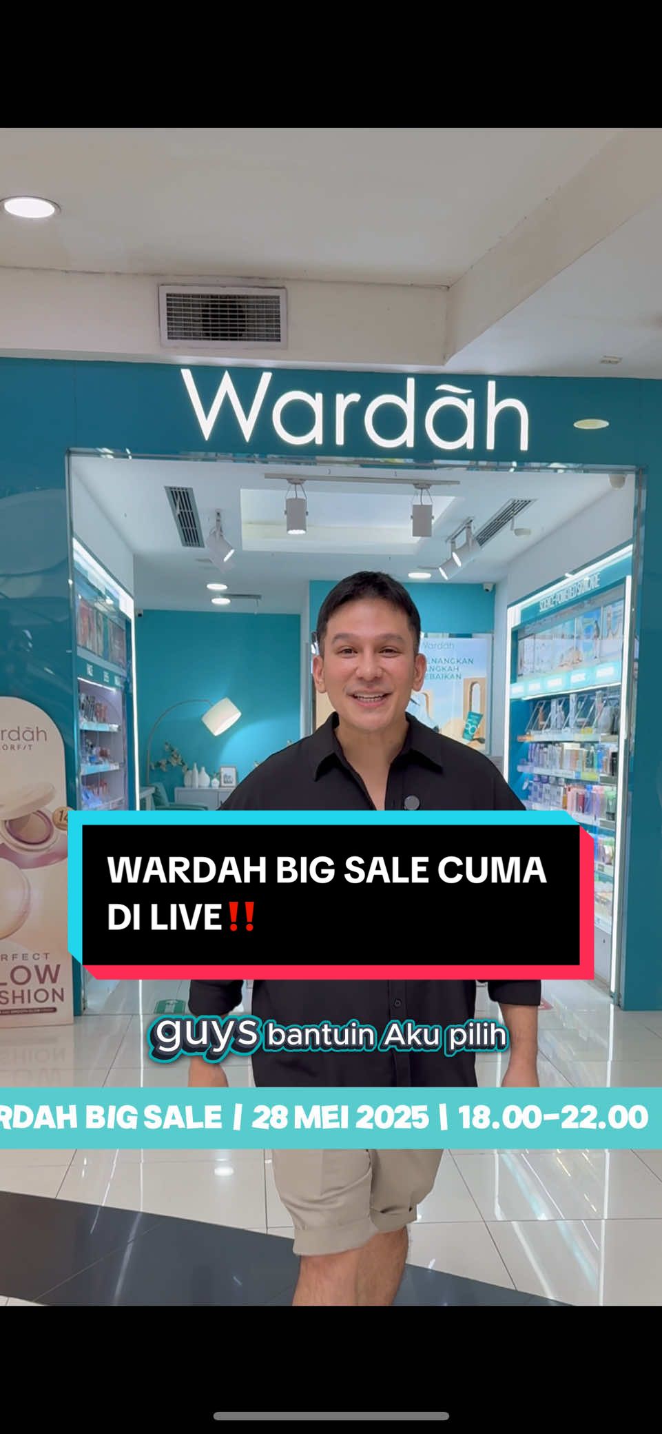 WARDAH BIG SALE‼️ Kamu bisa dapetin Wardah harga ngaco harga ambyar bangett cuma di live aku 🥳 Langsung join live ya, Kamu jangan sampai kehabisan stoknyaa pokonya buruan join buruan join 🫶🏻 #wardah #wardabeuty #glastingliquidlip #sunscreen #promomakangajian #jordionsu 