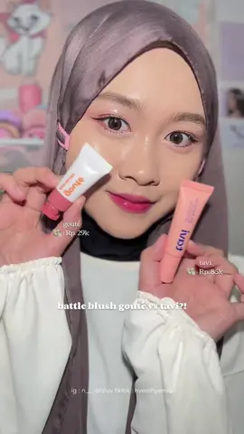Battle cream blush goute sama tavi! Dua duanya aku sukaaa>~< mau coba yang mana niii? xixixi  #battlemakeup #BeautyReview #creamblush #rekomendasiblush #rekomendasimakeup 