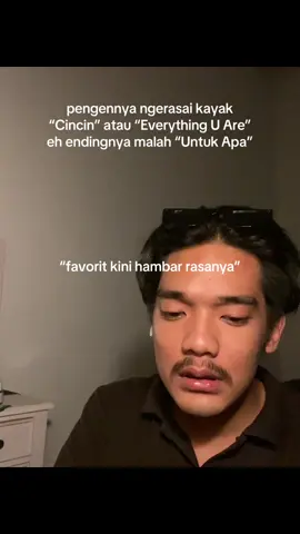 namanya juga idup…  #aleqlogic #povstories #pov #life #relatable #hindia #menaridenganbayangan #everythinguare #cincin #Relationship #sad #feast #liriklagu #2019 #relate #fyp 