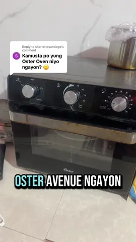 Replying to @sherlettesantiago #osteroven #countertopoven #osterovenwithairfryer 