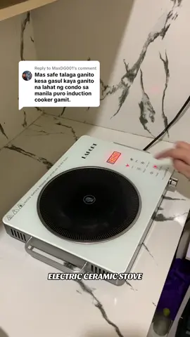Replying to @MaxDG001 yes! definitely safer than gas stove. this is actually the best upgrade in my kitchen ✨ #electricceramicstove #smartcookingappliance #energysaving#energysavingstove  #efficientcooking #cookingupgrade #nomoregas #chenshoppe 