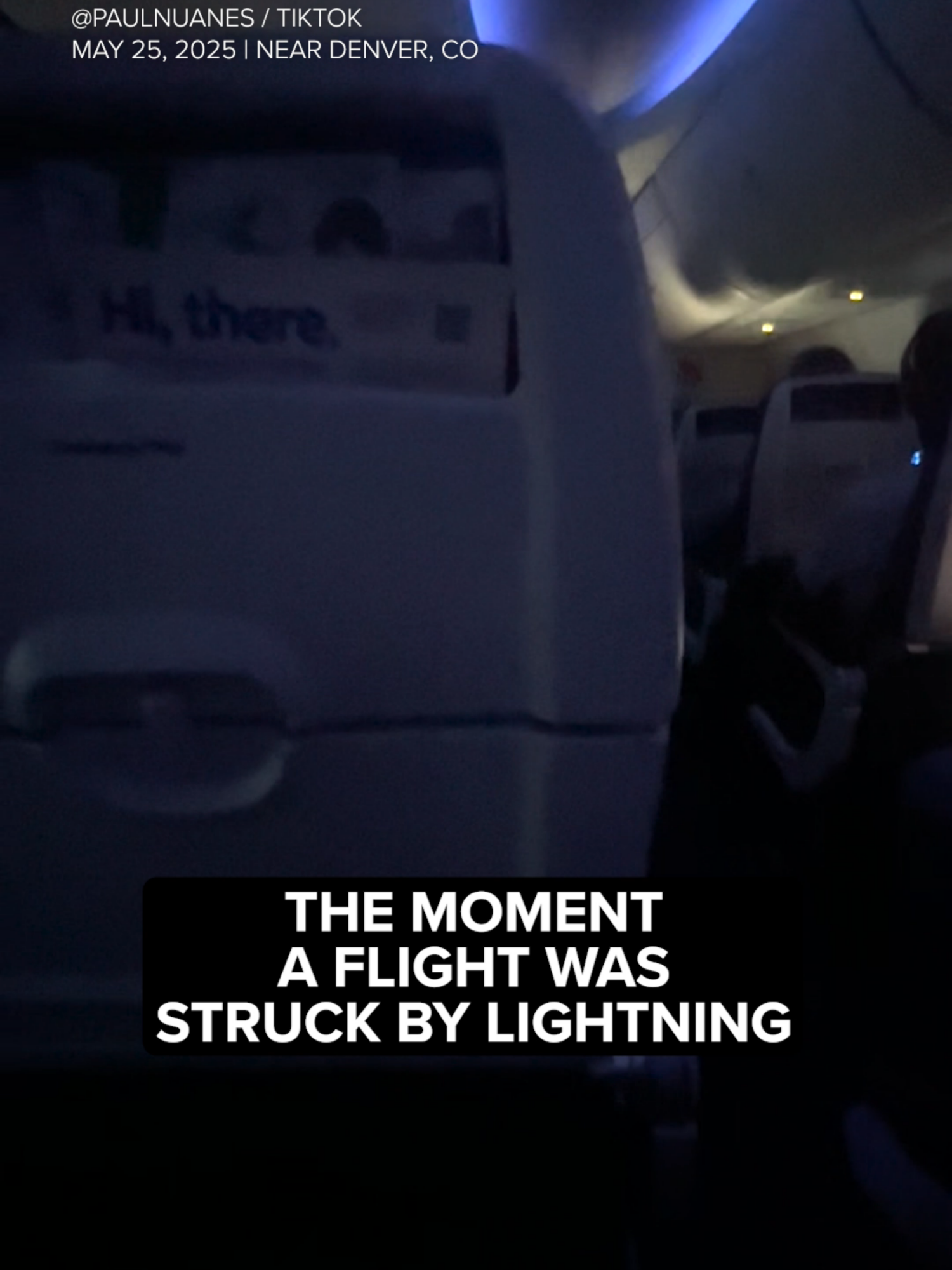 A Southwest Airlines flight was struck by lightning as it approached for landing at the Denver Airport late Sunday night. Flight 168 was traveling from Tampa to Denver when it flew through a storm and was struck. The plane landed safely and was met by emergency crews on the ground. No one was injured. While frightening, lightning strikes on aircraft are not that unusual and planes are designed to sustain them and still operate safely.