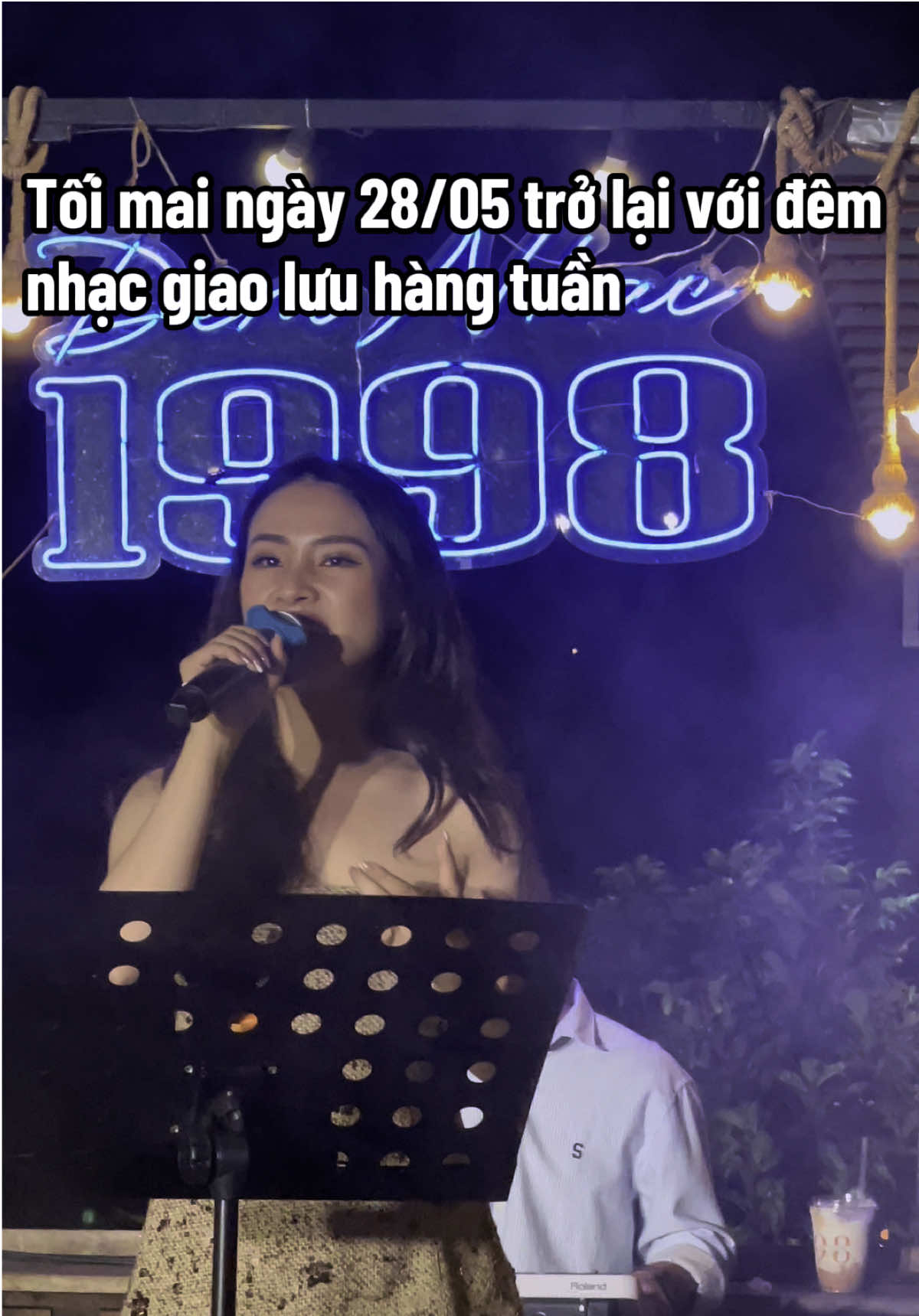 Đêm nhạc Acoustic giao lưu hàng tuần vào tối mai 28/05 lúc 19h30. Hẹn hò đi chơi giữa tuần nha#tiemcaphe1998 #xuhuong #buonmathuot #acoustic #acousticnight #1998acoustics #47daklak #nheanh #mytam 