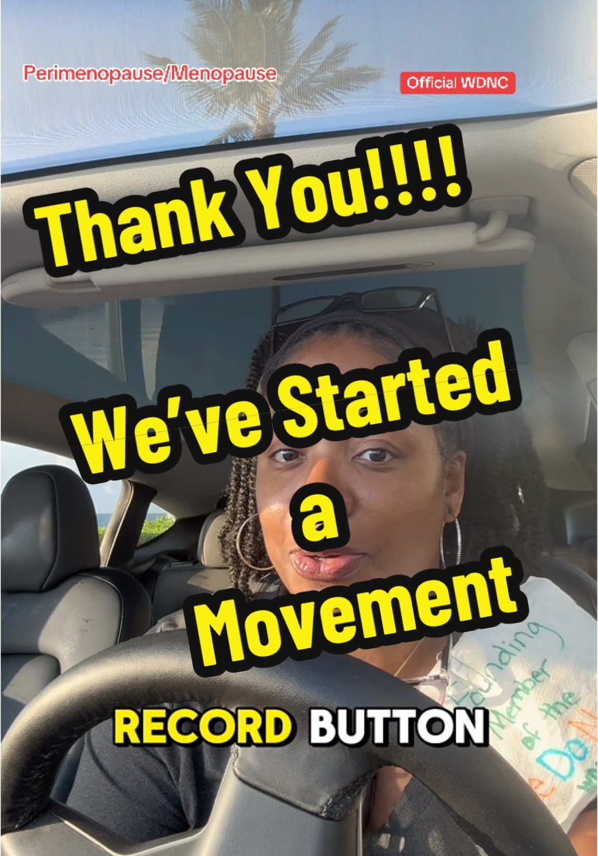 Ohhhh how I Love each and every one of MY GURLS!! Look at what we have started yall!! We are simply putting the world on notice that We Do Not Care anymore. This MOVEMENT is the start of something HUGE and we are in this TOGETHER!! Please continue to tag me so that I can follow and share #wdnc #wedonotcare #justbeingmelani #perimenopause #menopause