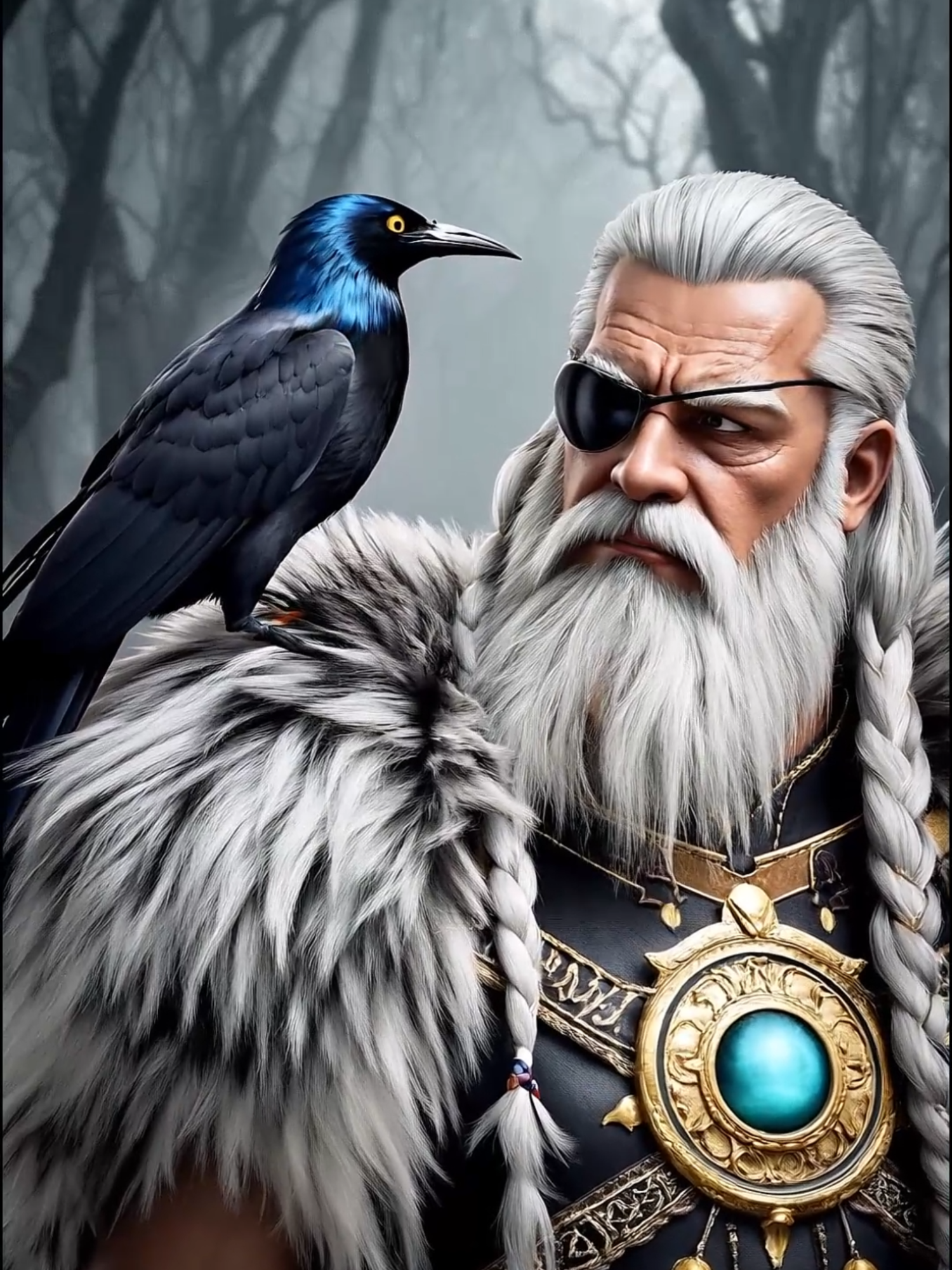 Guardian of Fate: Odin on the Move Loki walks fast across the ice to a hidden shrine.  He wants a relic that can freeze time, break stone, and bend fate. The sky cracks as Odin rides toward the hidden shrine. The world depends on him tonight. #viking #vikings #valhalla #valhallacalling #north  #warriors #Thor #Freya #vikingleadership #Odin  #VikingAge #norsemythology #asgard #Ragnarok  #vikingwarrior #nordic #vikinglife #valhallaawaits  #aivideo #AIART