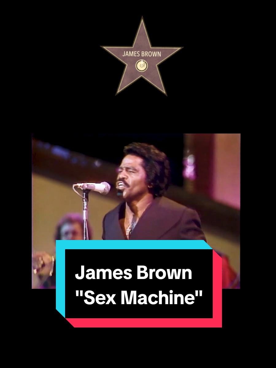The Godfather of Soul, James Brown, performing 
