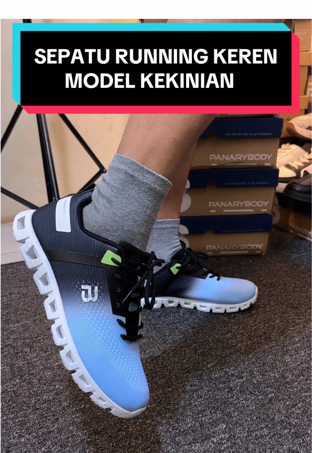 Biar kalian semakin rajin olahraga running atau joging check out sepatu ini guys,New product Panarybody sepatunya keren parah dan nyaman banget dikaki,selagi harga promo buruan order sekarang!!! [DISCLAIMER:harga dapat berubah sewaktu-waktu tergantung promo yang berlaku] #66gajian #newproduct #sepatucowok #sepaturunning #sepatusneakers #sepatutrendy #sepatusport #sepatuolahraga #sepatupremium #sepatukeren #sepatukekinian #panarybodyshoes 