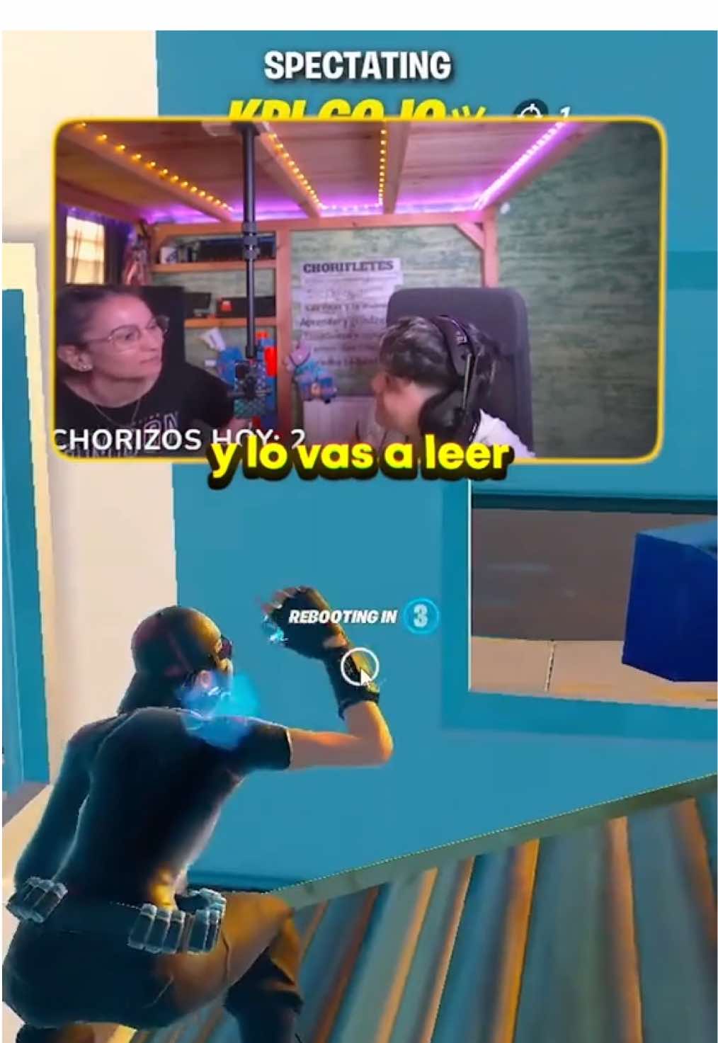 pov: le regalan un libro a @Chorifletes. 😭 #fortnite #fortniteespañol #humor 