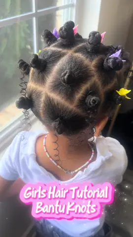 We haven’t posted a hair tutorial in a minute and been sitting on this one.  Check out the full video to achieve the look shown in the beginning!  Bantu knots feat curly pieces😍 #toddlerhairstyles #hairtutorial #hairstylestutorials #hairstylesforblackgirls #hairstylesfortoddlers #girlhairstyle #bantuknots #naturalhairstyles #naturalhair 