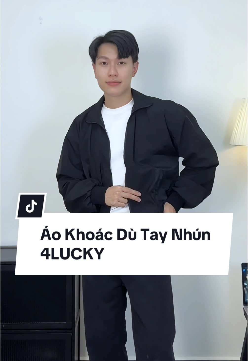 Áo khoác dù cho mùa hè ☀️ #4lucky #aokhoac #tudocuatee #thoitrangnam #fashiontiktok #tiktokshopthoitrend #reviewlamdep #goclamdep 