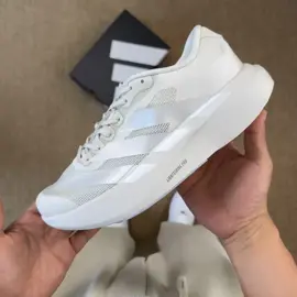AD AdizeroEvo SL Adidas Marathon Running Shoe. Q Bullet Cushioned Running Shoes New Experience! Color 11: Halo Silver. Item No.: JR 3419 Size: 39-45