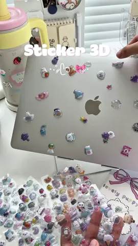 Sticker 3D cưng qué í 🐰🎀✨ #CapCut #decor #unboxing #desksetup #desk #xuhuong #fypシ゚ #decoracion #decoration #bitine #stickers #cute #decor #decorating 