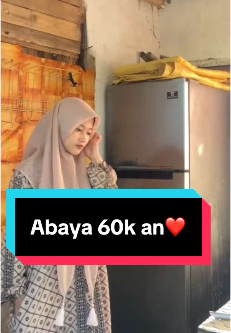 🗣️Kak gamis nya mahal yah😩 “Gamis seBagus ini cma 60 rb an loh😭🫵” Aku pake warna milo yahh #gamismurah #virall #tarwiyahwiwi 
