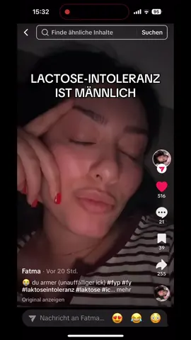 Lactose Intolerante Menschen vereint euch! @Fatma #foryou #fürdich #foryoupage #viral #fyfy #tiktokcomedy #fürdichseiteシ #fy 