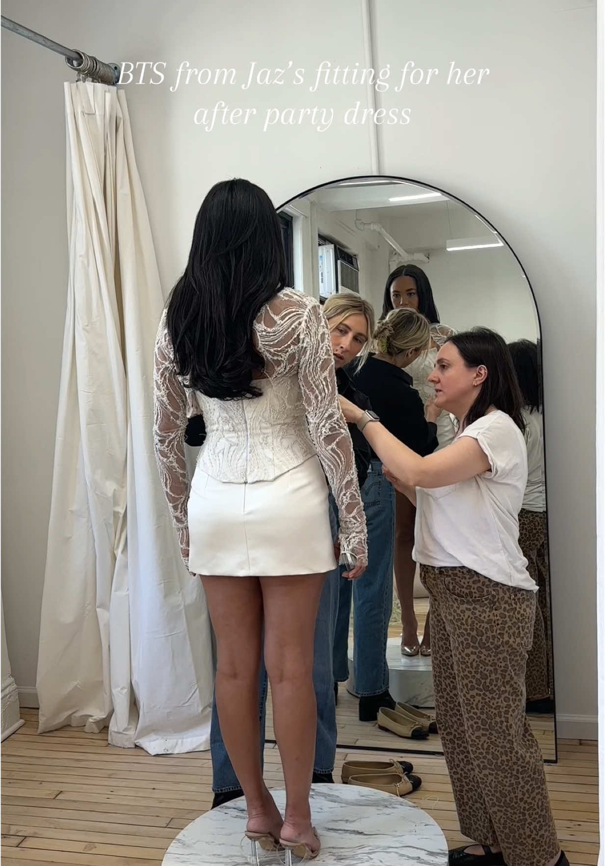Going to miss having you in the studio🥹 Congratulations!🤍 #weddingdress #wedding #weddingtiktok #weddinginspo #bride #bridal #weddingplanning 