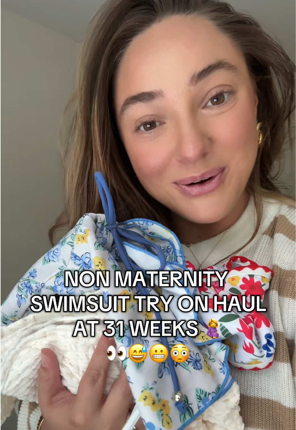 I feel very brave rn haha BUT I think this was a SUCCESS! Let me know which one was your fav!!! 🔗 in my SF under “SUMMER PREGNANCY” #pregnantfashion #maternityswimwear #whattowearpregnant #pregnancytip #pregnancyfashion #maternityfashion #tryonhaul 