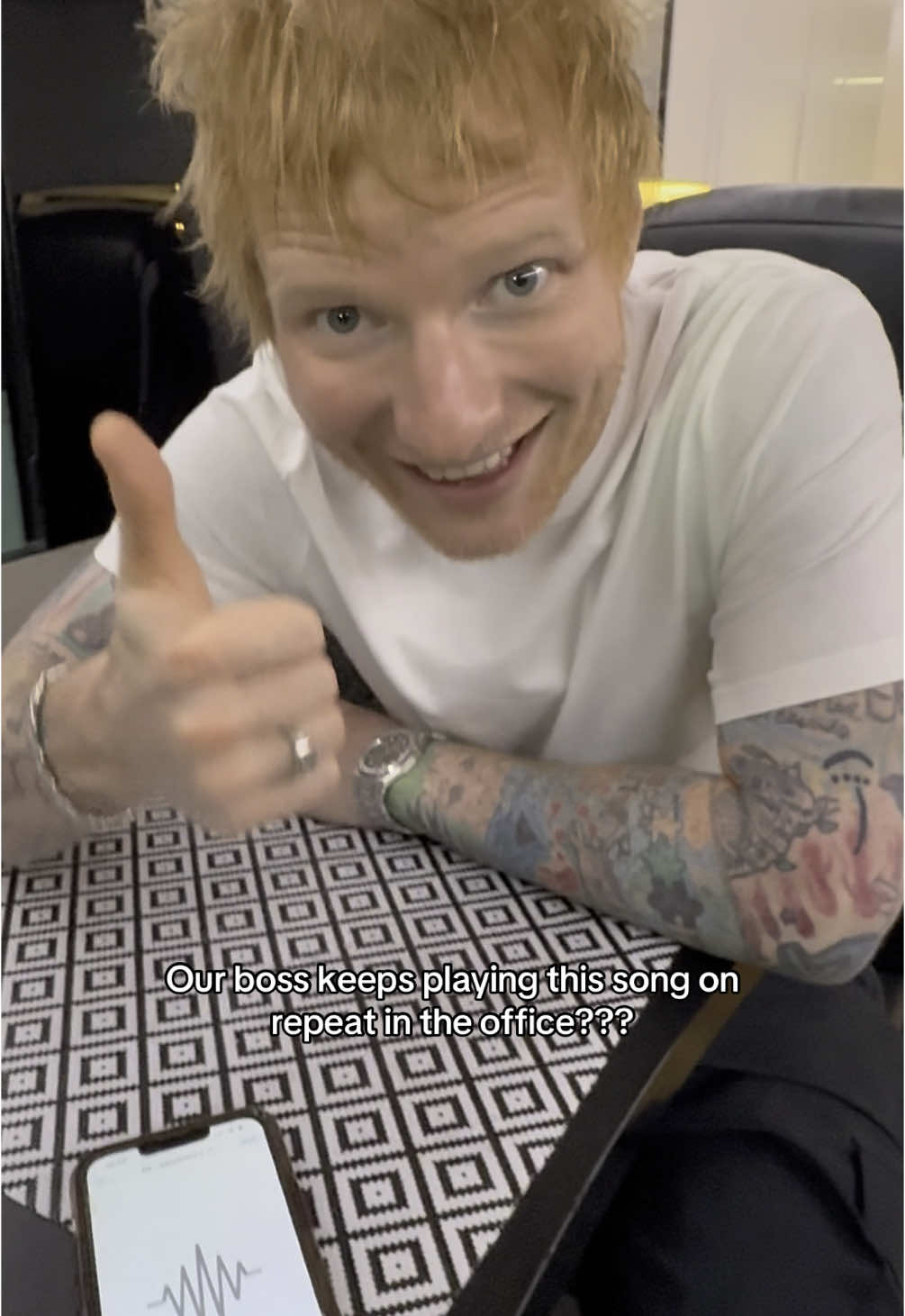The song slaps tho so it’s okay🩷💎 Sapphire Out 5th June 2:30pm ET / 7:30pm BST / 12am IST #newmusic #edhq #edsheeran 