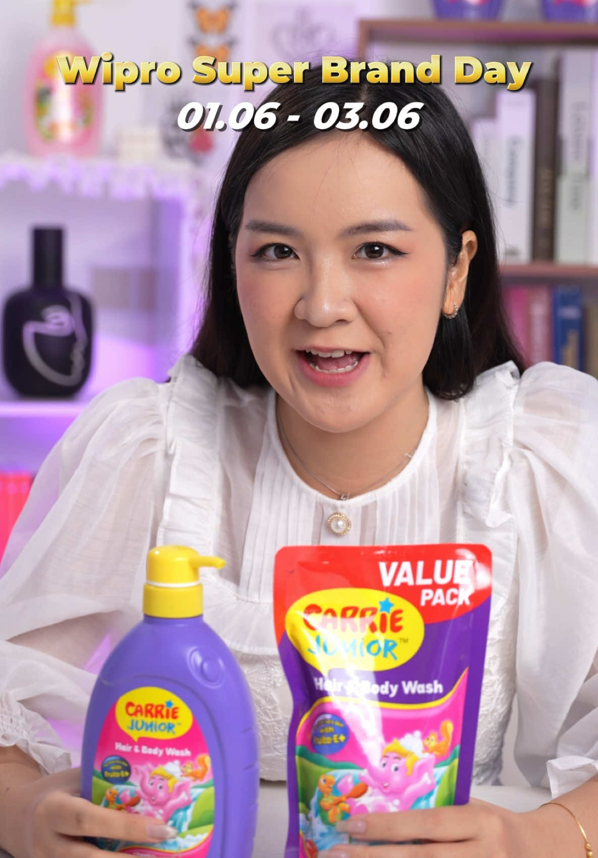 🌸 Cùng bé yêu đón hè rực rỡ với những ưu đãi độc quyền từ Carrie Junior chỉ có trong siêu sale Super Brand Day mùa hè này ✨ Duy nhất 01 - 03.06. Đón xem ngay mẹ nhé ✨ #wiprongaygiadinh #tiktoksuperbrandday 