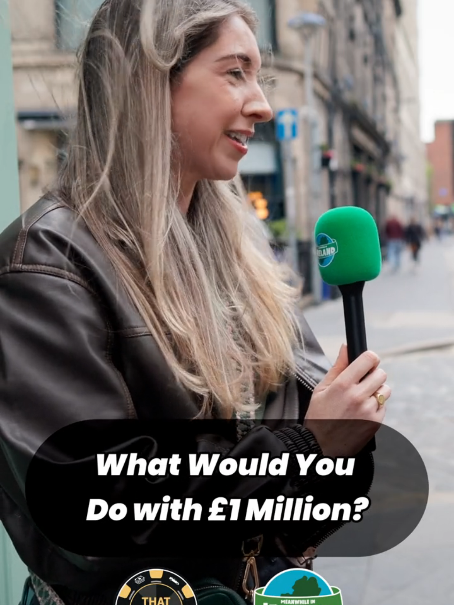 WHAT WOULD YOU DO WITH £1 MILLION? 💸🍀 We hit the streets of Belfast with @thatprizeguy to find out what people would do if they bagged a cool £1M — and the answers were absolute gold! 😂🏆 From buying houses and flashy motors to sunbeds and sorting the whole family out, the responses were as wild as they were wholesome! 😅💚 So tell us… what would YOU do with a million quid? Drop it in the comments! 👇 🎁 Make sure you’re following @thatprizeguy for unreal giveaways happening every week! #MeanwhileInIreland #ThatPrizeGuy #StreetInterviews #BelfastBanter #IrishHumour #MillionaireDreams 👥 Collaborators: @movewithaoife @ireland_before_you_die @egm.belfast