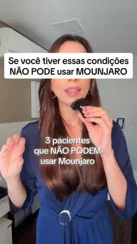 Sabemos que o Mounjaro e outros análogos de GLP1 são medicamentos e como tais, têm sim suas contraindicações!  Vem ver esse vídeo para saber se pode ser seu caso! #mounjarojourney #perdadepeso #mounjaro #wegovy #mounjarocommunity #possousarmounjaro
