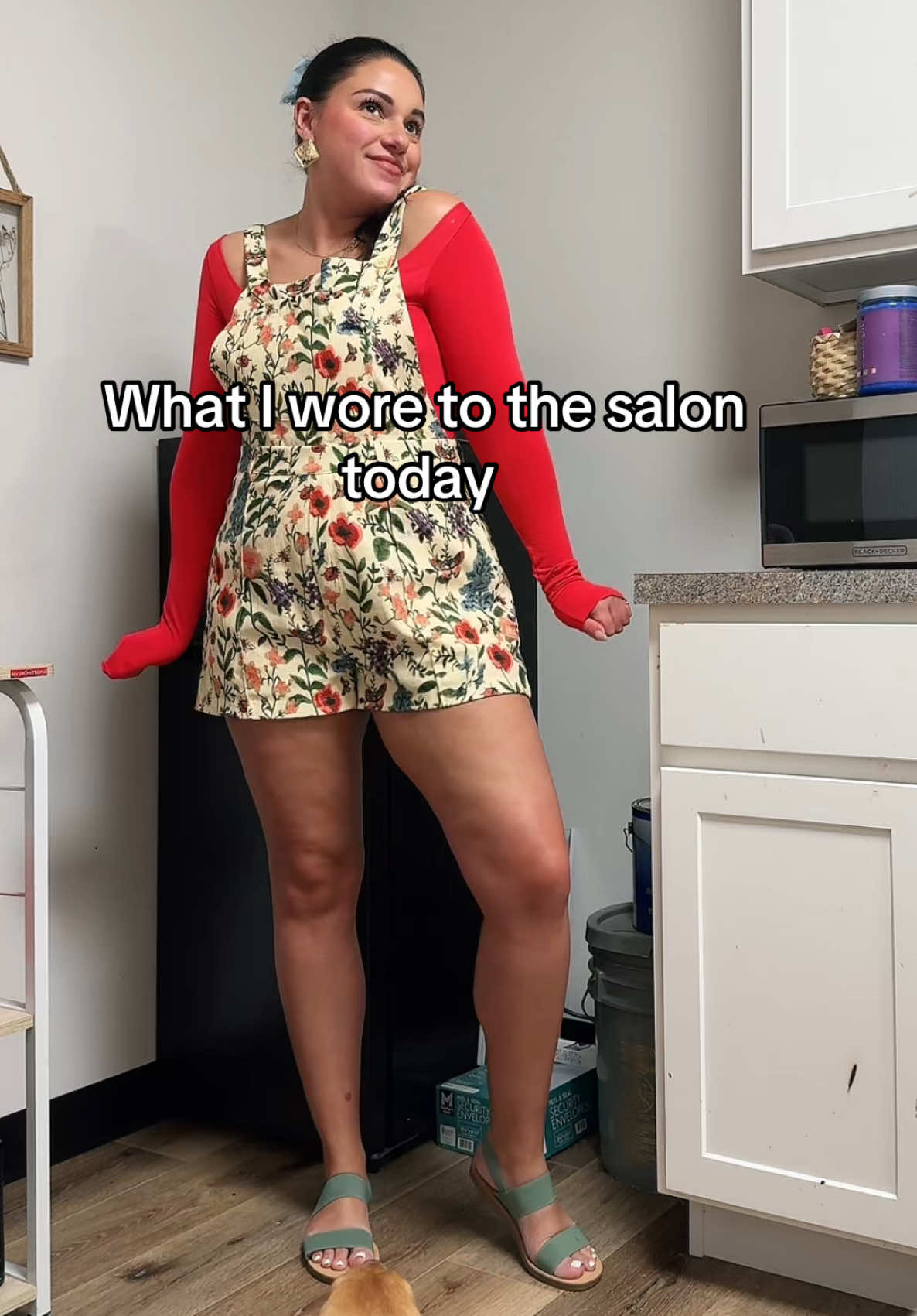 This romper is so pretty 🥹 I had to document it. #OOTD #hairstylistsoftiktok #foryou #outfitinspo  @ciderusa 