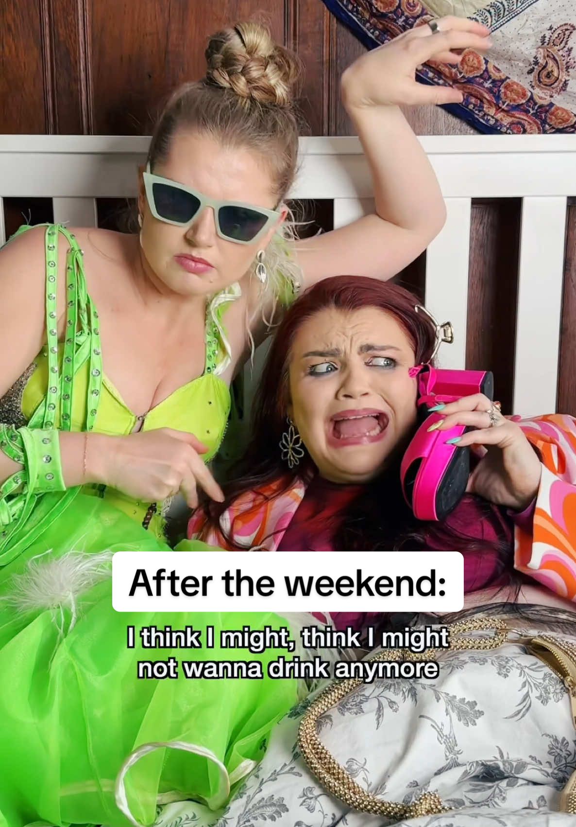 Any other sober curious people out there? 🙋🏻‍♀️ I used to think drinking helped me in social situations, but the anxiety afterwards was 100x worse 😂 might have to join Chloe in her sobriety (she’s over 5 years in and has never looked back!) 🩷 🎵 Telephone - Lady Gaga #sober #soberlife #sobercurious #anxiety #anxious #overthink #overthinker #stopdrinking 