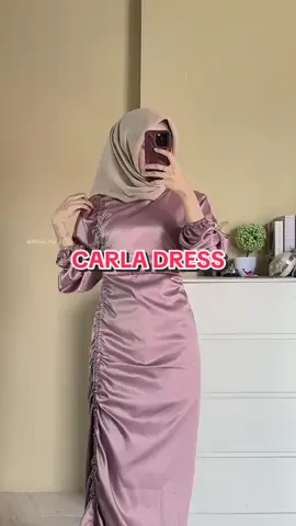 Rekomendasi dress kekinian tahun 2025 (Carla Dress)✨ #ootdinspiration #dresskondangan #ramadhanekstraseru #koleksidresswidiahijab #dresslebaran #fyp #dressbridesmaid 
