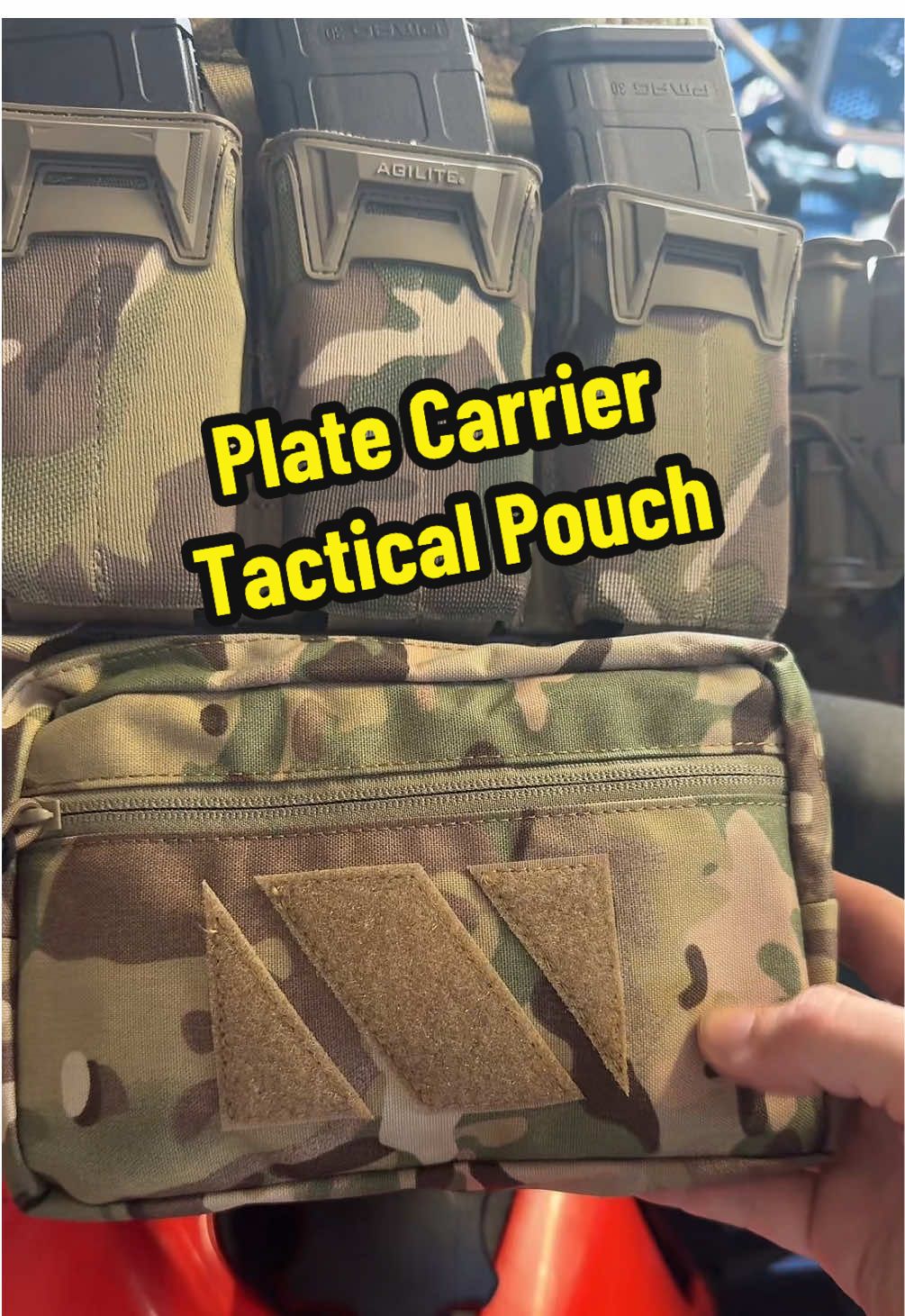 Check out this tactical plate carrier dump pouch. #platecarrier #tactical #tacticalgear #army #2ndadmendment #onetigris 