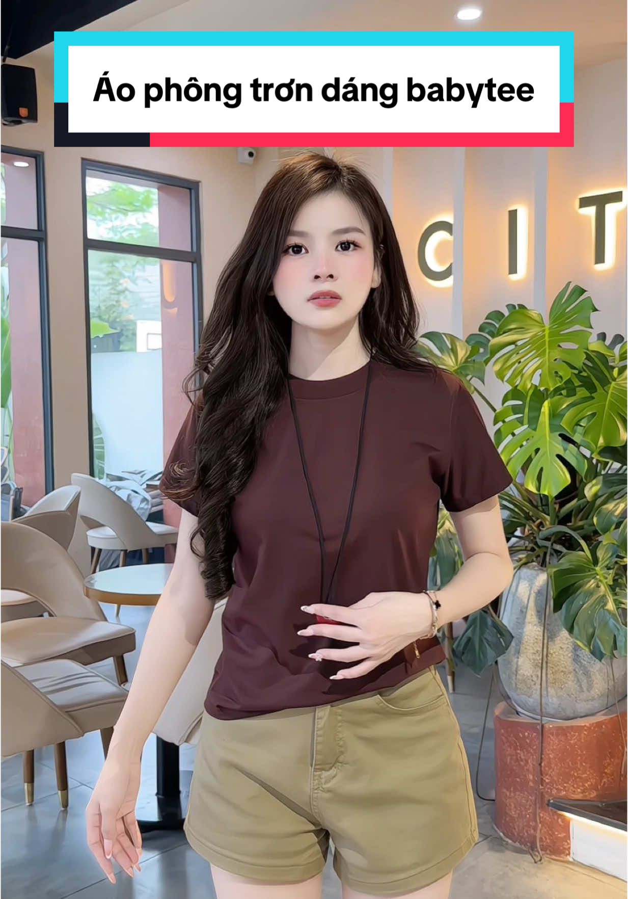 Áo phông trơn Form Babytee trẻ trung #duyenrungrinh #aothun #aopolonu #babytee #aothunbody #aothiuncotton #aophong #aonuxinh #aophongnu #aococtay  #phoidoxinh #shopping #xuhuong #review #thoitrang #fyp 