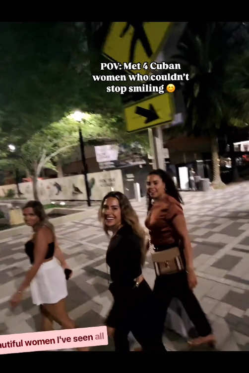 POV: Met 4 Cuban women they couldn’t stop smiling 😊 #bstackstv #fyp #pov 