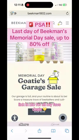Last day to save big on @Beekman 1802’s Memorial Day sale. Click the link in my bio to see all the best deals. 💛 #beekman1802 #beekman1802partner #kindnesskrew #memorialdaysale #skincare #fyp #briannafgarrett #bodycare #sale 