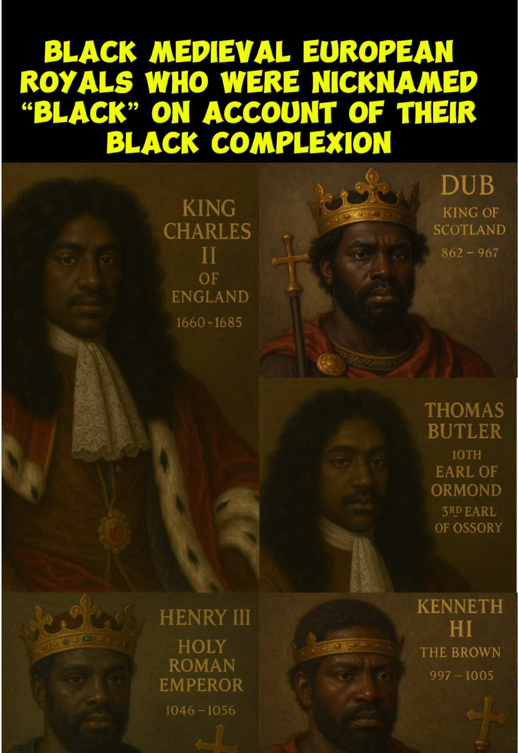 Black Medieval European Royals Who Were Nicknamed “Black” On Account Of Their Black Complexion - - #blackhistory #blackhistoryfacts #blackhistorymonth #blackhistorymatters #blackhistorytiktok #blackhistory365 ##blackhistoryeveryday##blackeducator##blackeducators##blackteachersontiktok##blackteachers##blackempowerment##blackking##blackkings##blackking101##blackroyalty##blacknobility