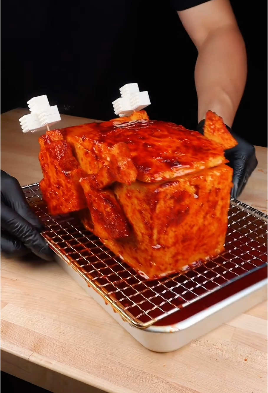 Lava chicken #lavachicken #foodtiktok #asmr 