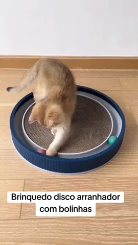 Brinquedo disco arranhador com bolinhas, material resistente e de qualidade. Comente EU QUERO que te enviamos o link. #toys #brinquedopet #ofertas #shopee #achadinhos #fyp #mundoanimal #toysforpets #pet #caesegatos #lovepet 